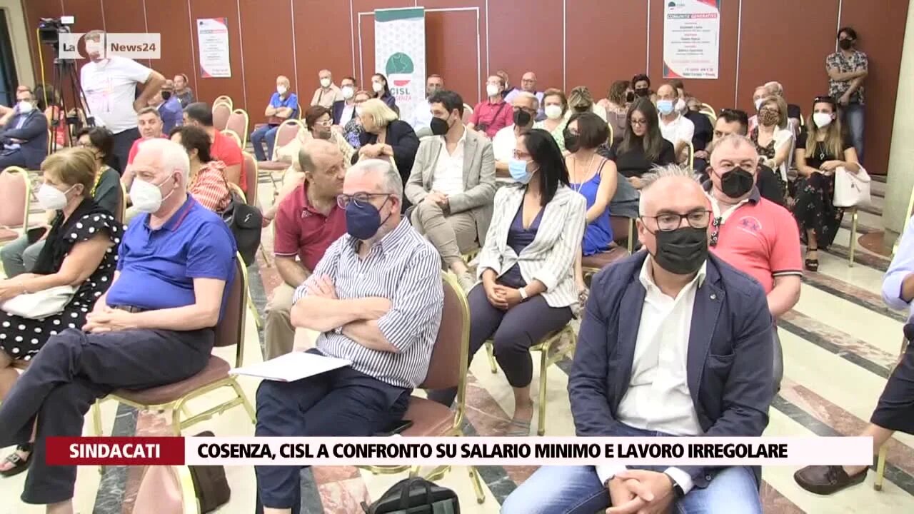 Cosenza Cisl A Confronto Su Salario Minimo E Lavoro Irregolare Video