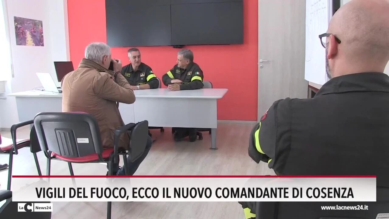 Vigili del fuoco, ecco il nuovo comandante di Cosenza