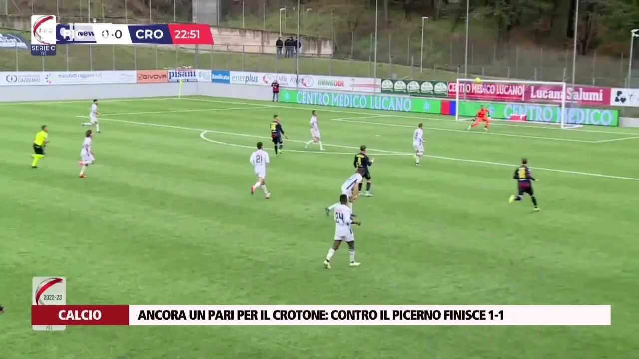 Ancora un pari per il Crotone: contro il Picerno finisce 1-1