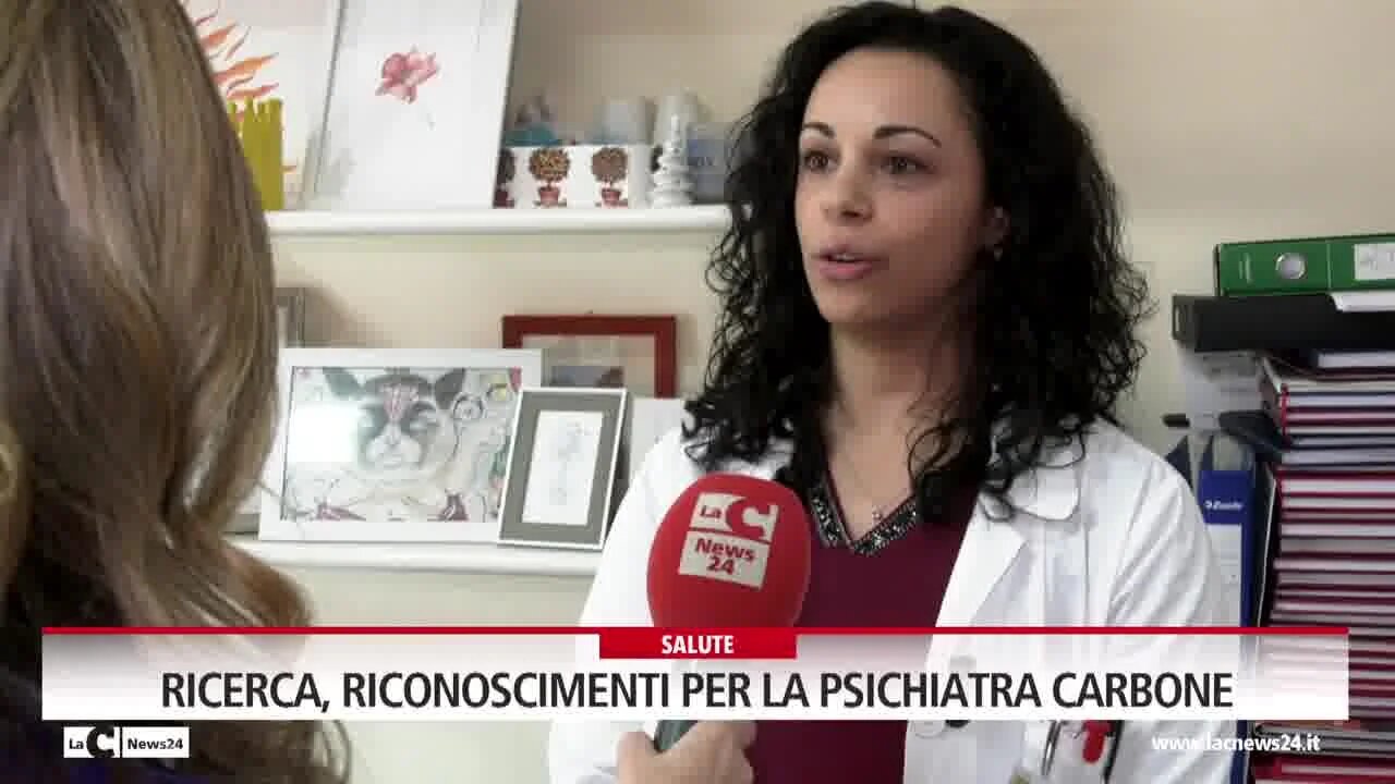 Ricerca, riconoscimenti per la psichiatra Carbone