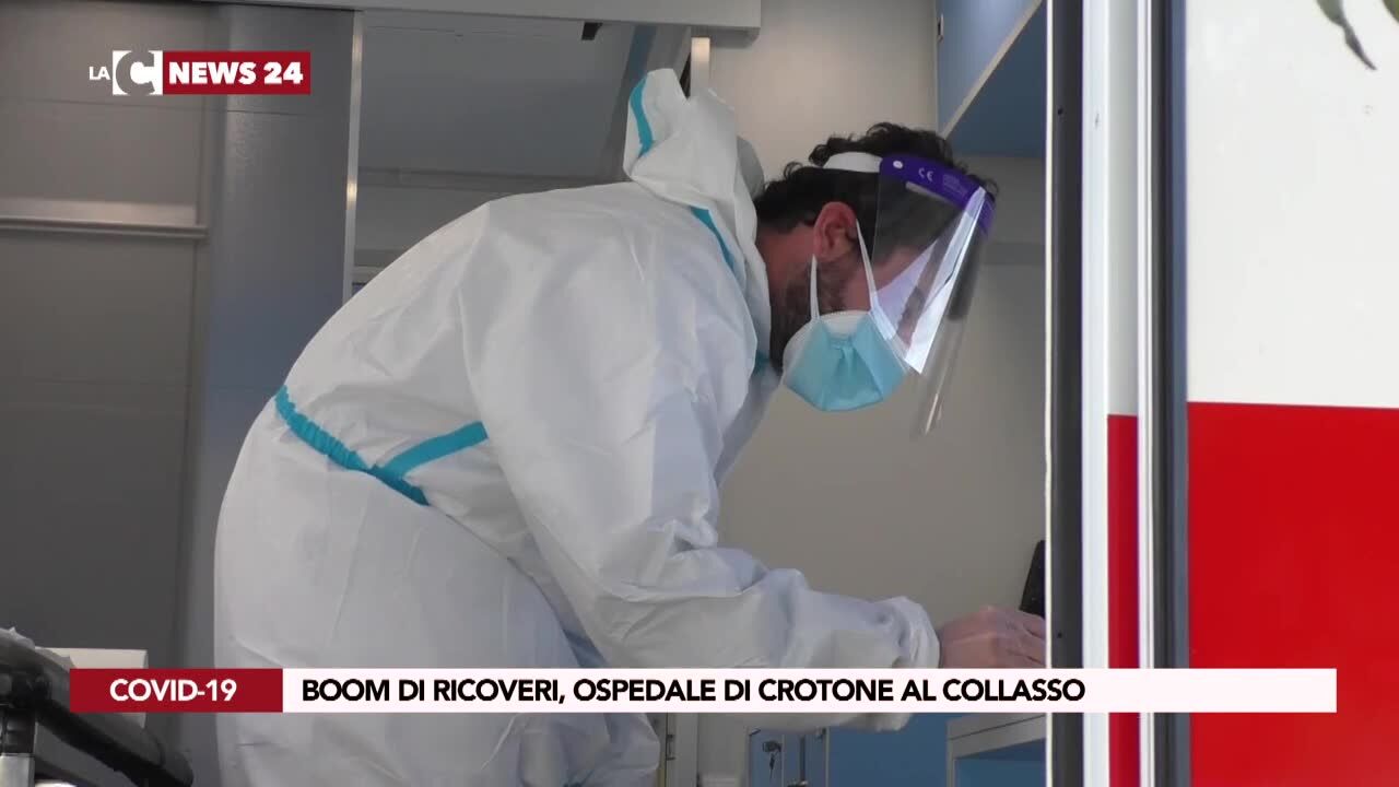 Boom di ricoveri, ospedale di Crotone al collasso