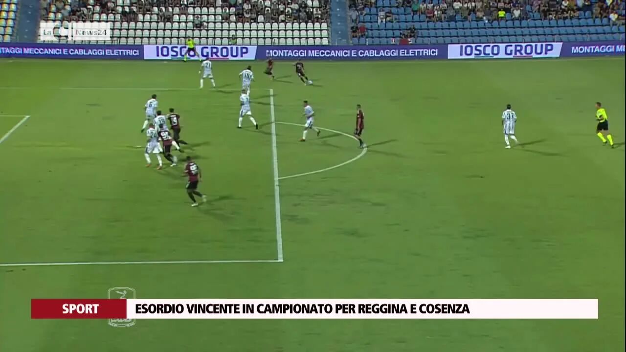 Esordio vincente in campionato per Reggina e Cosenza