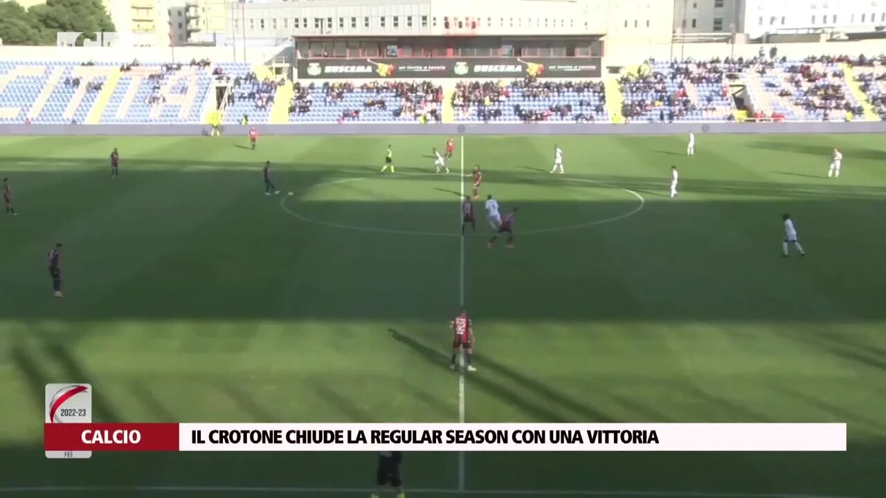 Il Crotone chiude la regular season con una vittoria