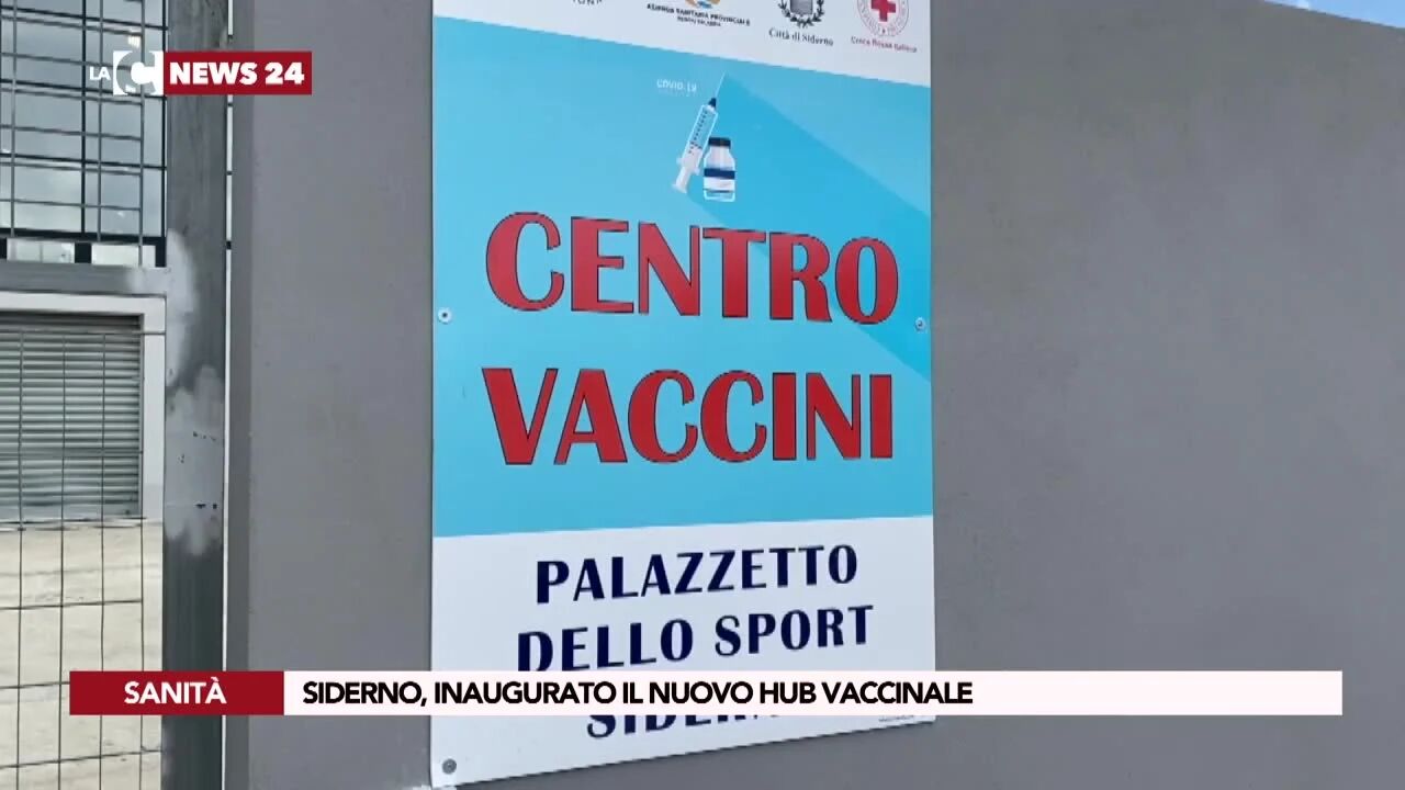 Siderno, inaugurato il nuovo hub vaccinale