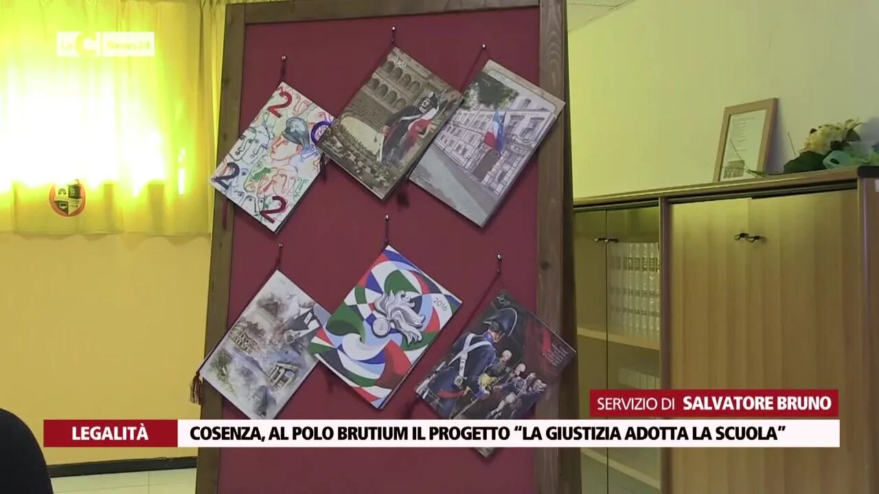 Cosenza, al polo Brutium il progetto “La giustizia adotta la scuola”