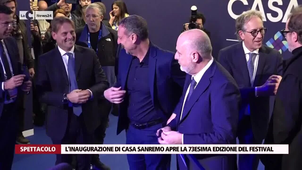 L’inaugurazione di Casa Sanremo apre la 73esima edizione del Festival