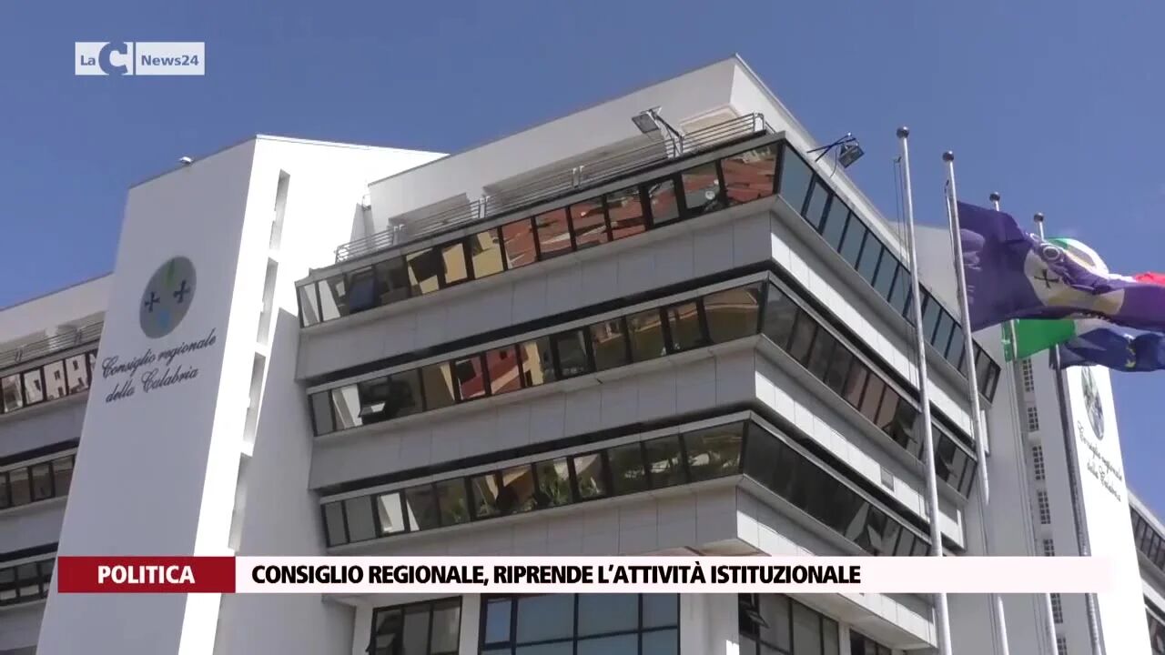 Consiglio regionale, riprende l’attività istituzionale