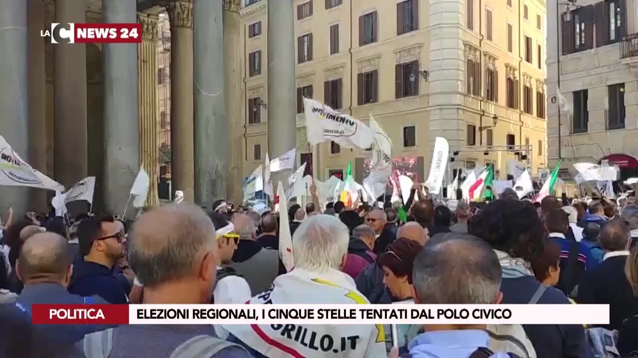 Elezioni regionali, i Cinque Stelle tentati dal polo civico