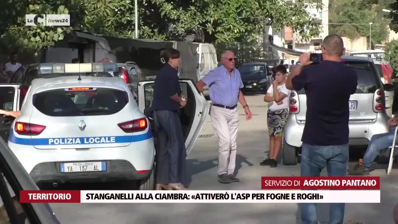 Stanganelli alla Ciambra: «Attiverò l'Asp per fogne e roghi»