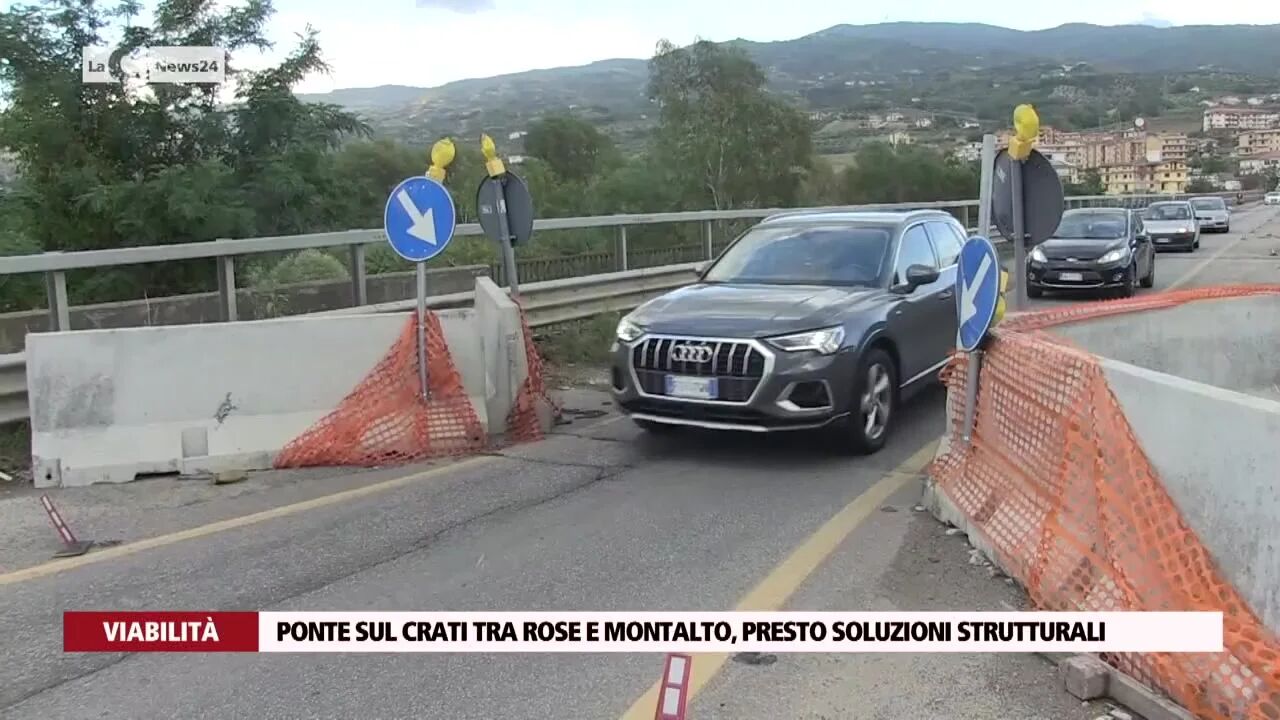 Ponte sul Crati tra Rose e Montalto, presto soluzioni strutturali