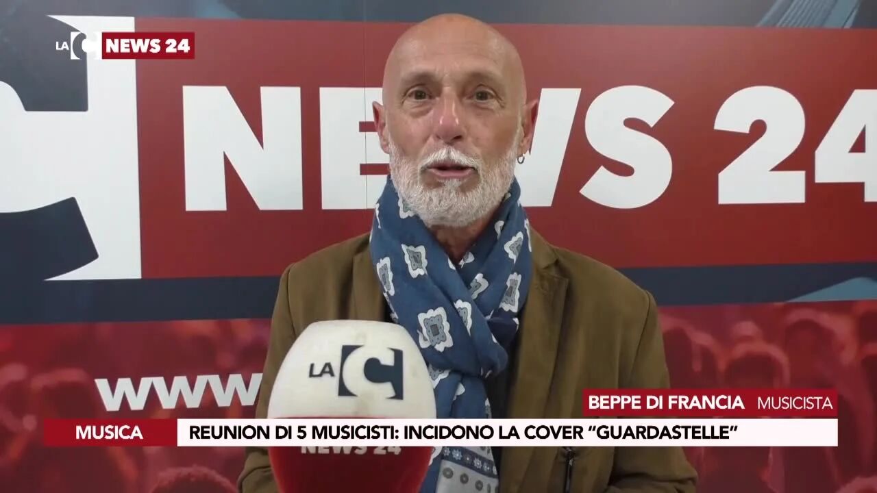 Reunion di 5 musicisti incidono la cover Guardastelle
