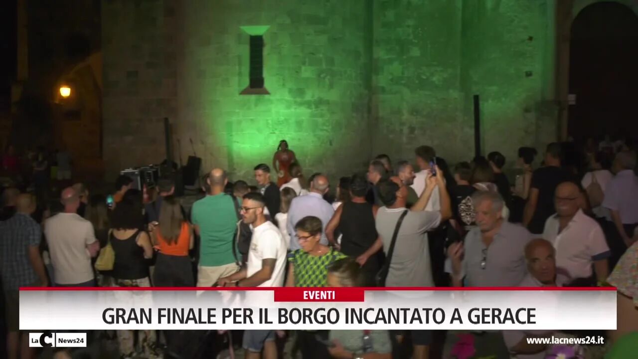 Gran finale per il borgo incantato a Gerace