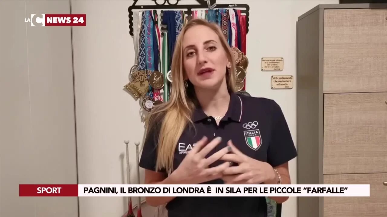 Pagnini, il bronzo di Londra è  in Sila per le piccole "Farfalle"