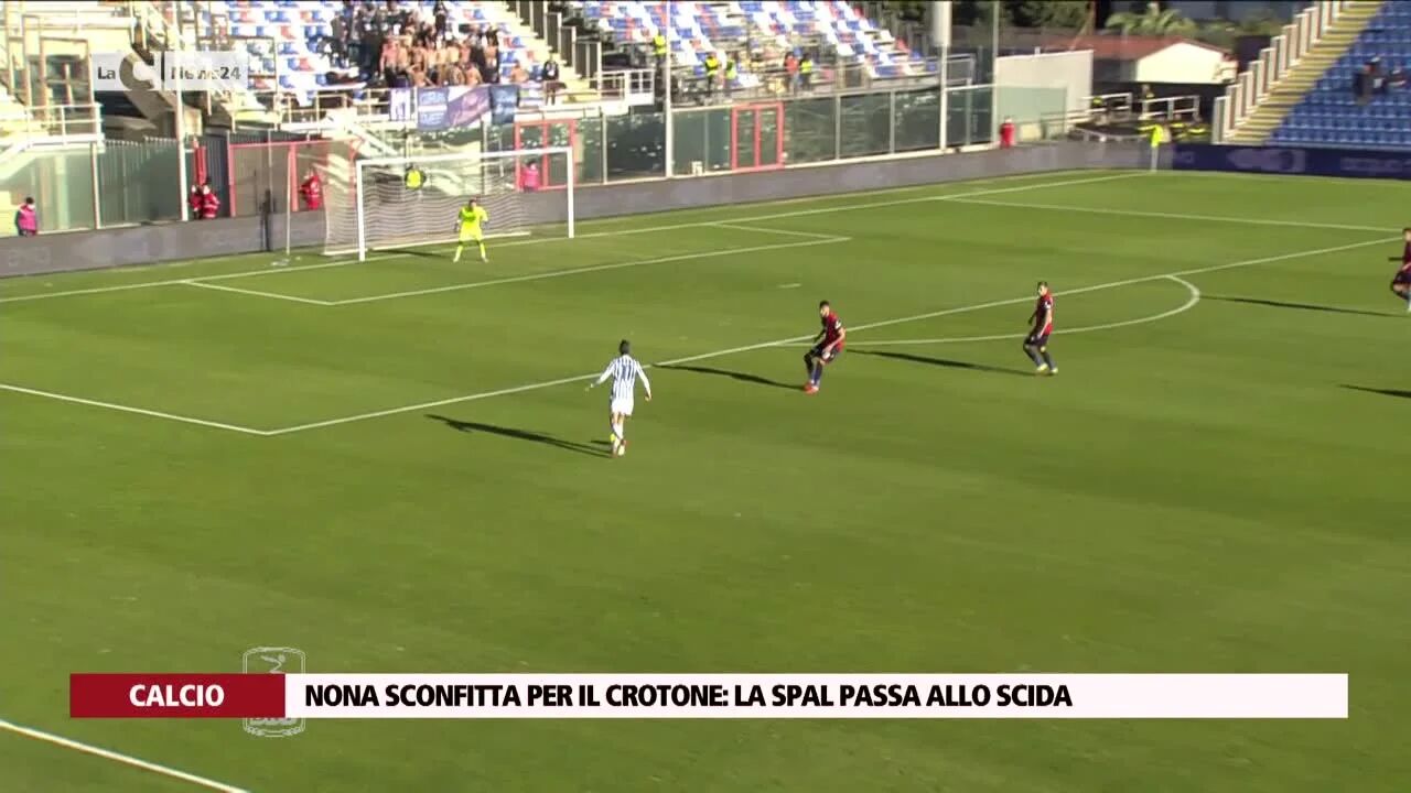 Nona sconfitta per il Crotone, la Spal passa allo Scida