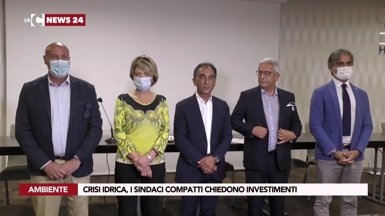 Crisi idrica, i sindaci compatti chiedono investimenti
