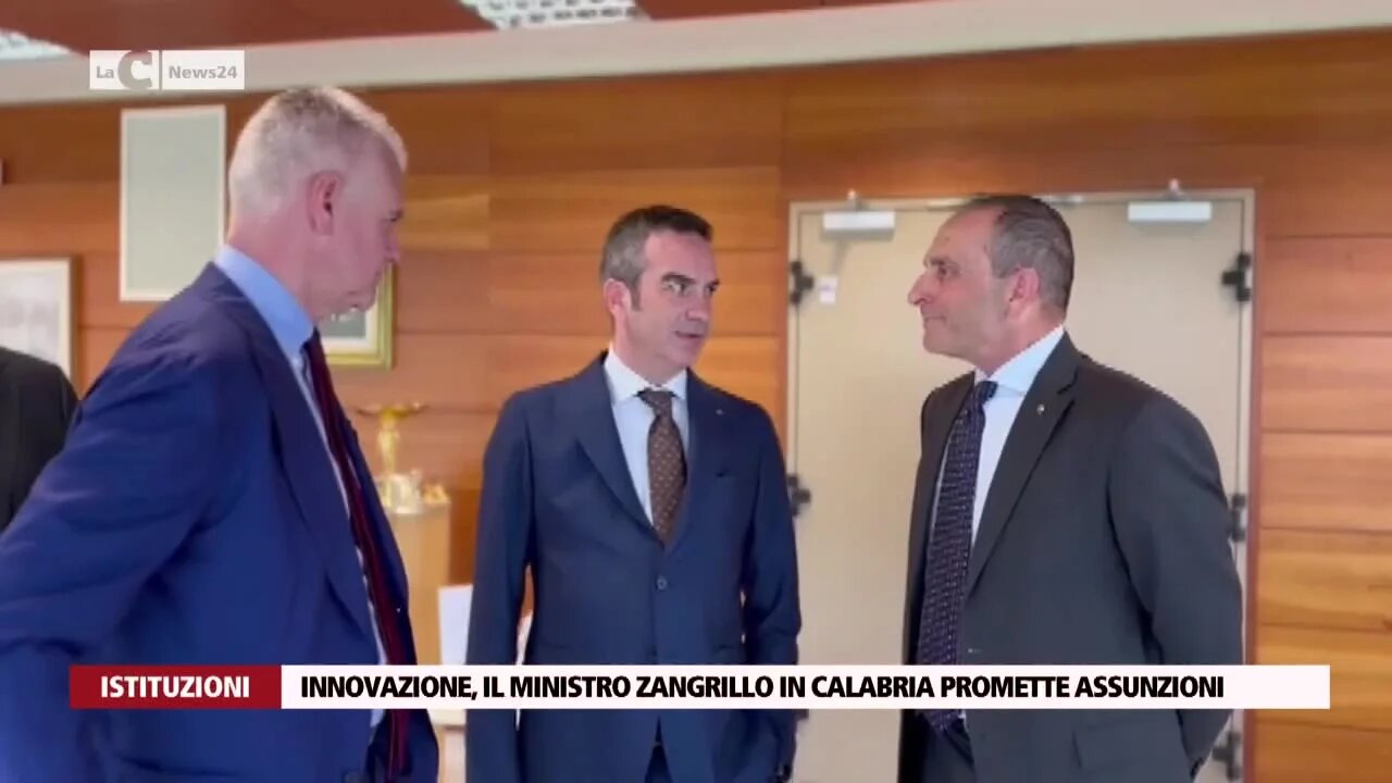 Innovazione, il ministro Zangrillo in Calabria promette assunzioni