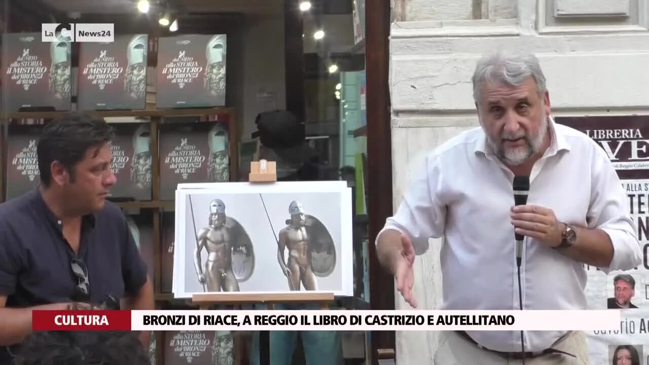 Bronzi di Riace, a Reggio il libro di Castrizio e Autellitano