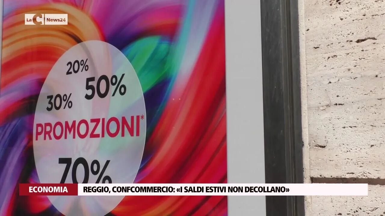 Reggio, Confcommercio: «I saldi estivi non decollano»