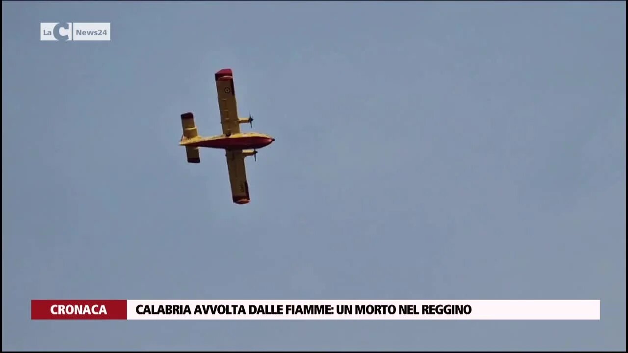 Calabria avvolta dalle fiamme: un morto nel reggino