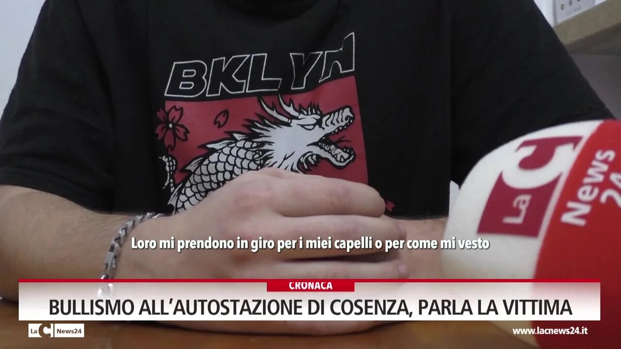 Bullismo all’autostazione di Cosenza, parla la vittima