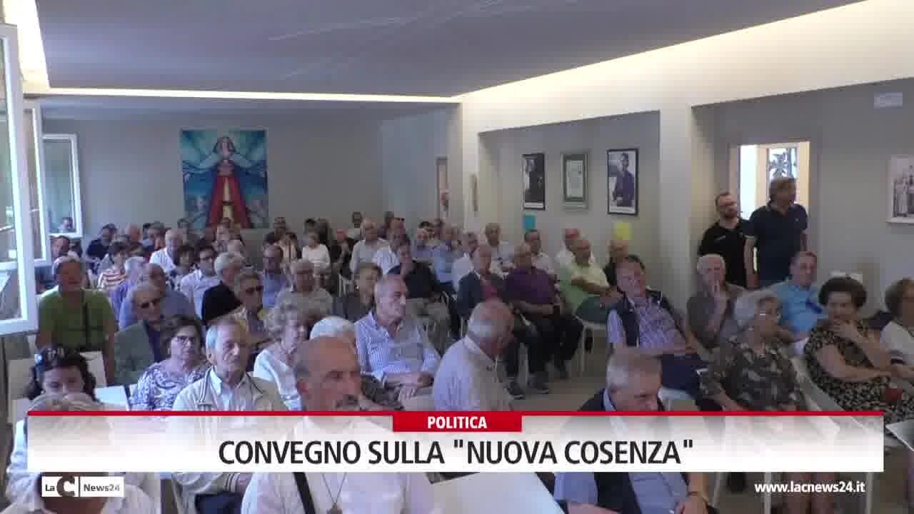 Convegno sulla fusione tra Cosenza, Rende e Castrolibero