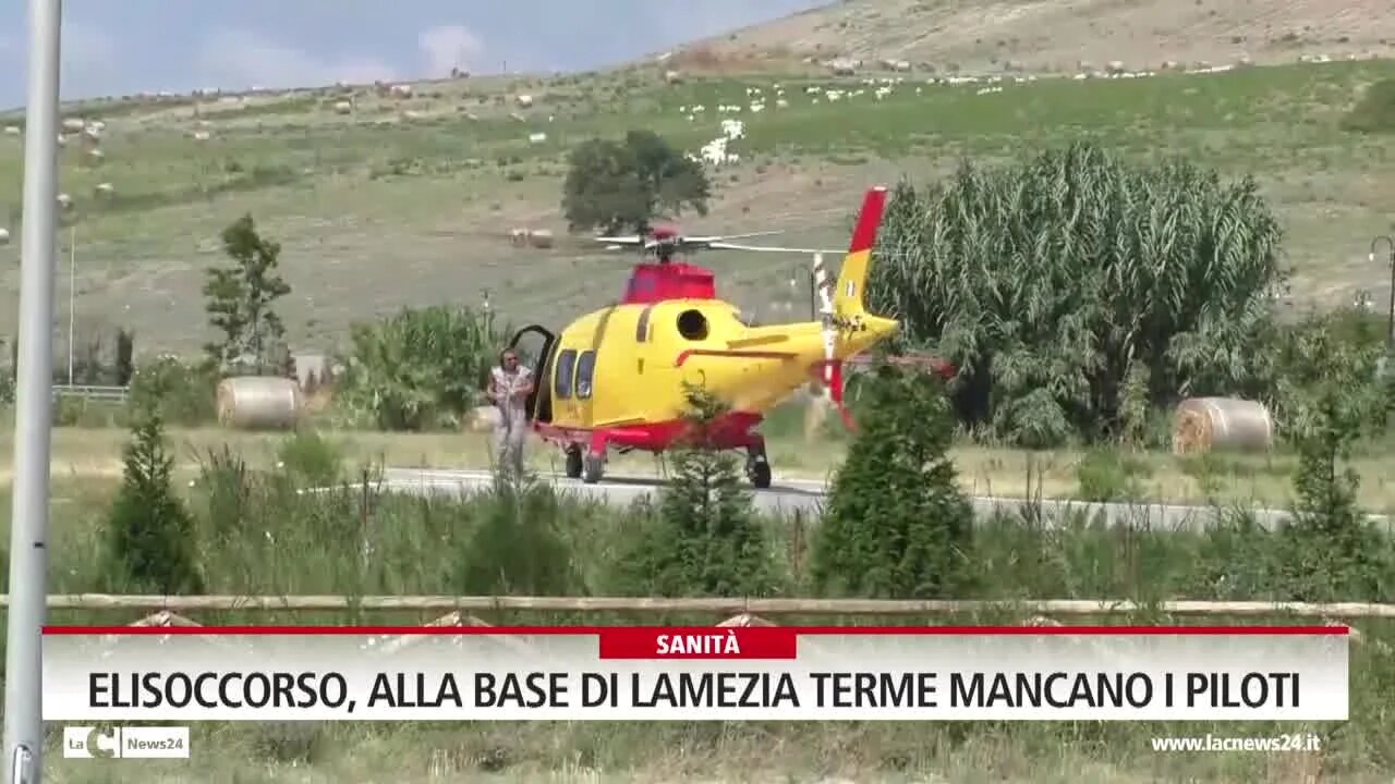 Elisoccorso, alla base di Lamezia Terme mancano i piloti