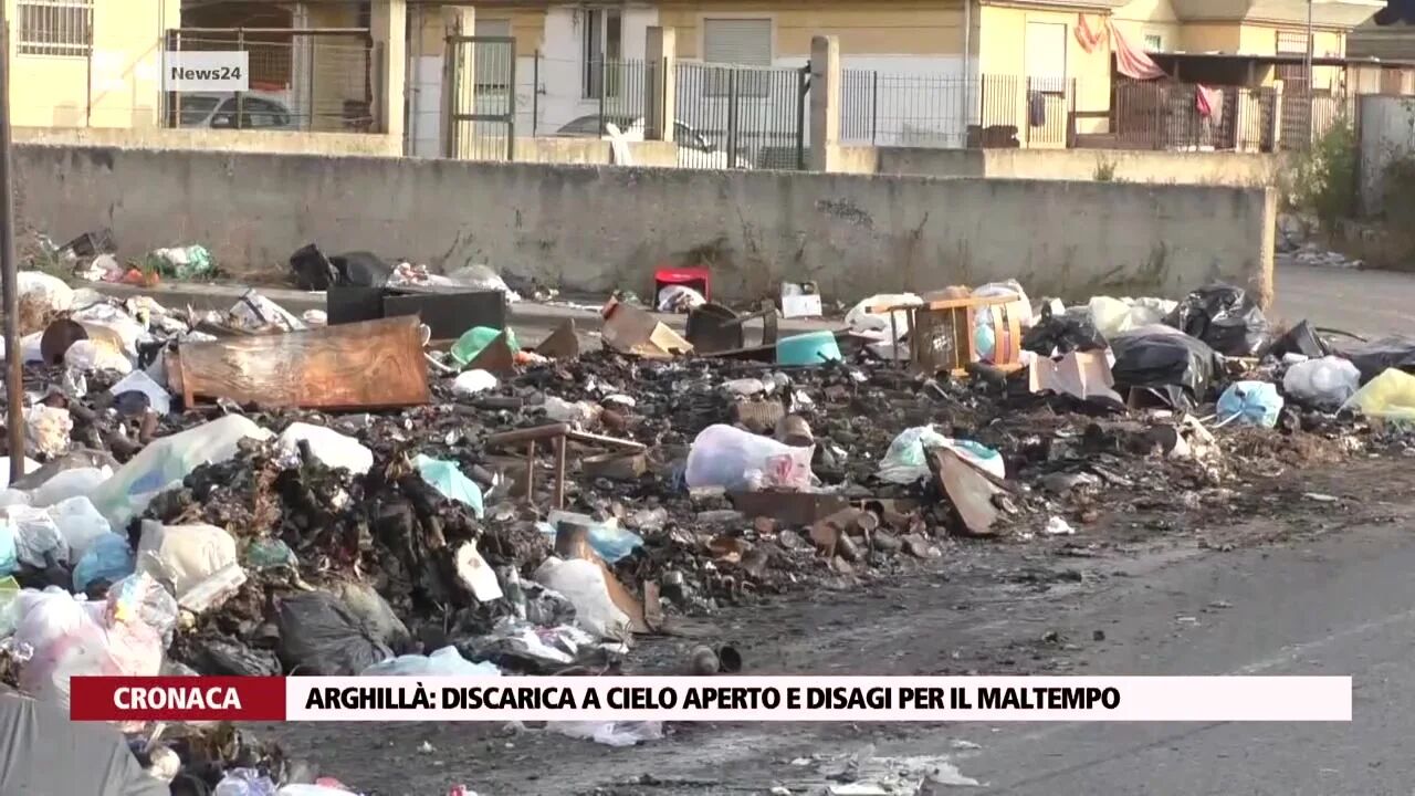Arghillà: discarica a cielo aperto e disagi per il maltempo