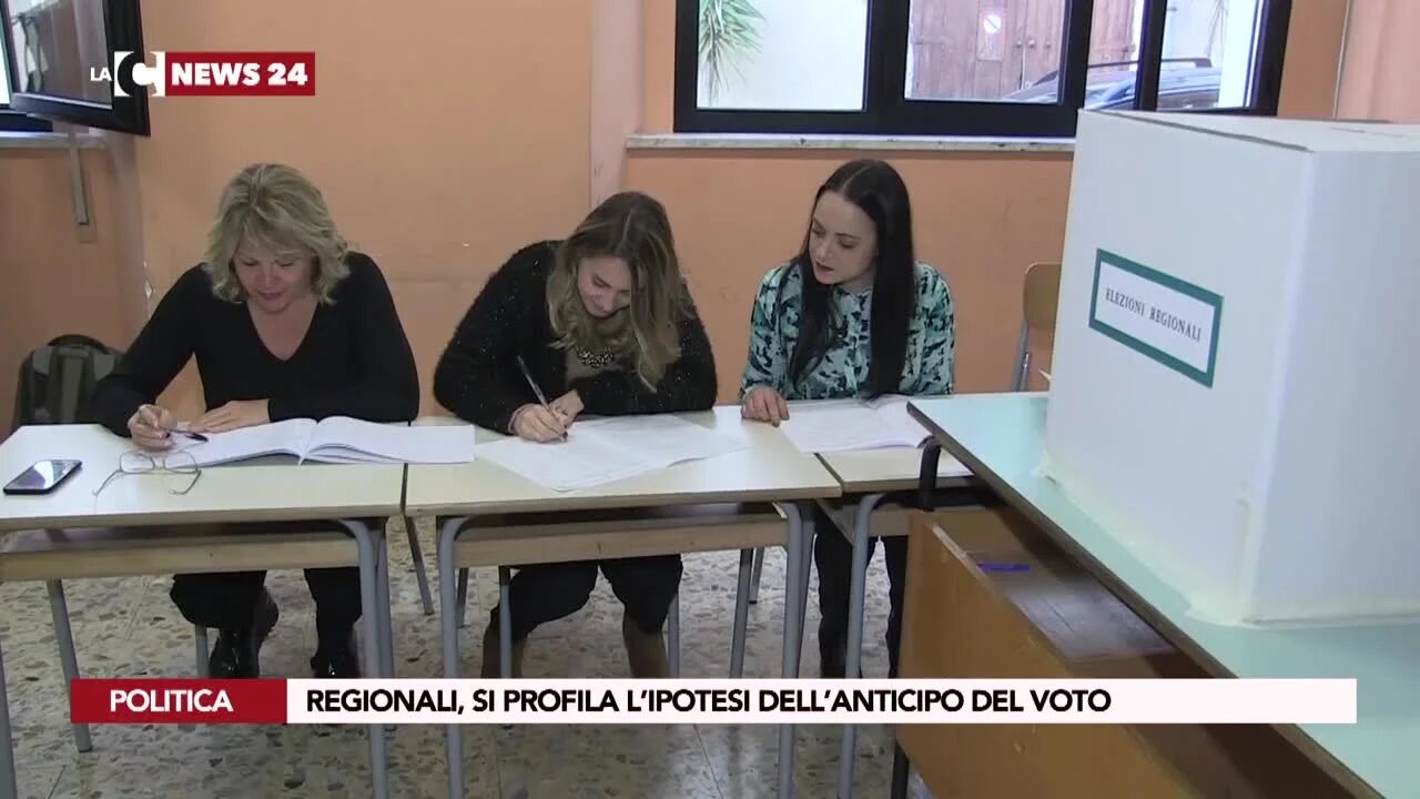 Regionali, si profila l’ipotesi dell’anticipo del voto