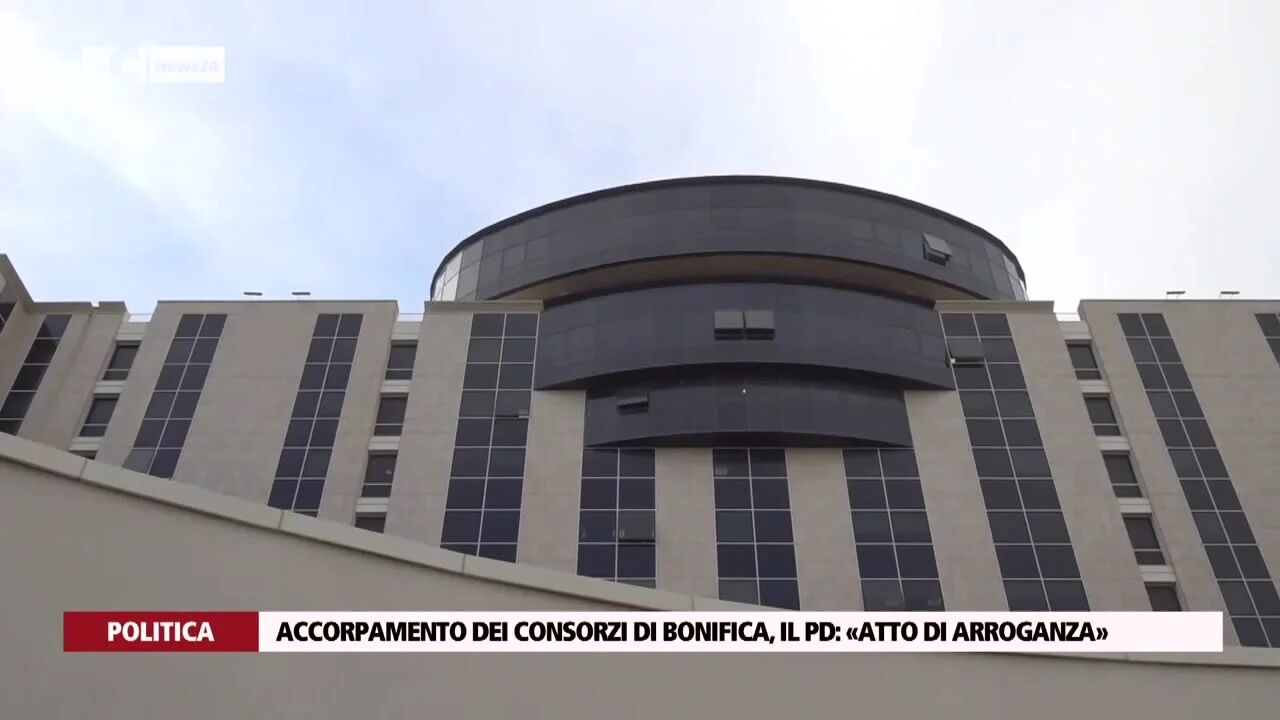 Accorpamento dei Consorzi di bonifica, il Pd: «Atto di arroganza»