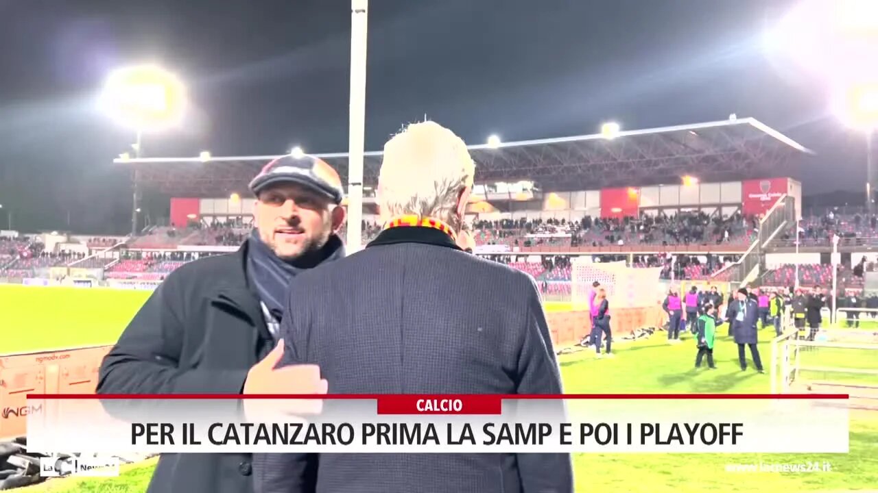 Per il Catanzaro prima la Samp e poi i playoff