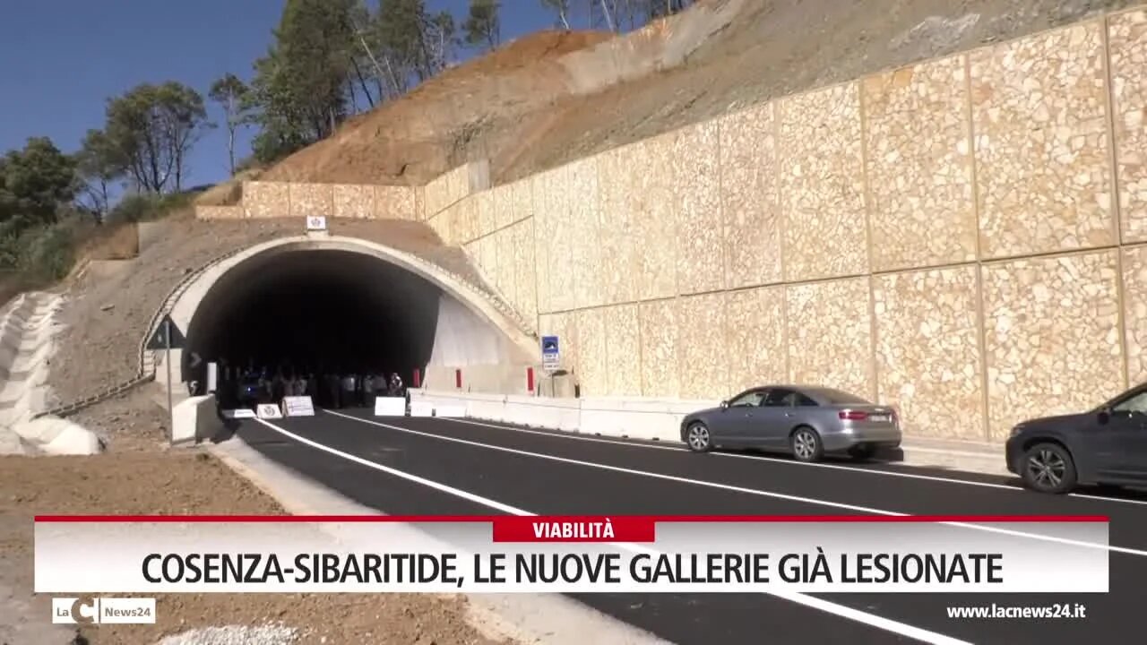 Cosenza-Sibaritide, le nuove gallerie già lesionate