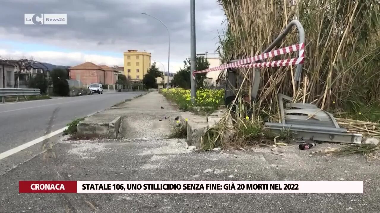 Statale 106, uno stillicidio senza fine già 20 morti nel 2022