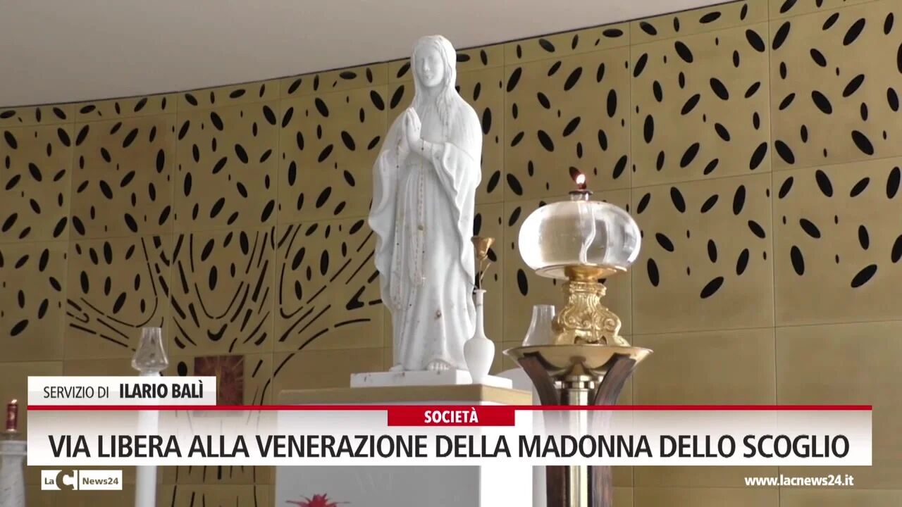 Via libera alla venerazione della Madonna dello Scoglio
