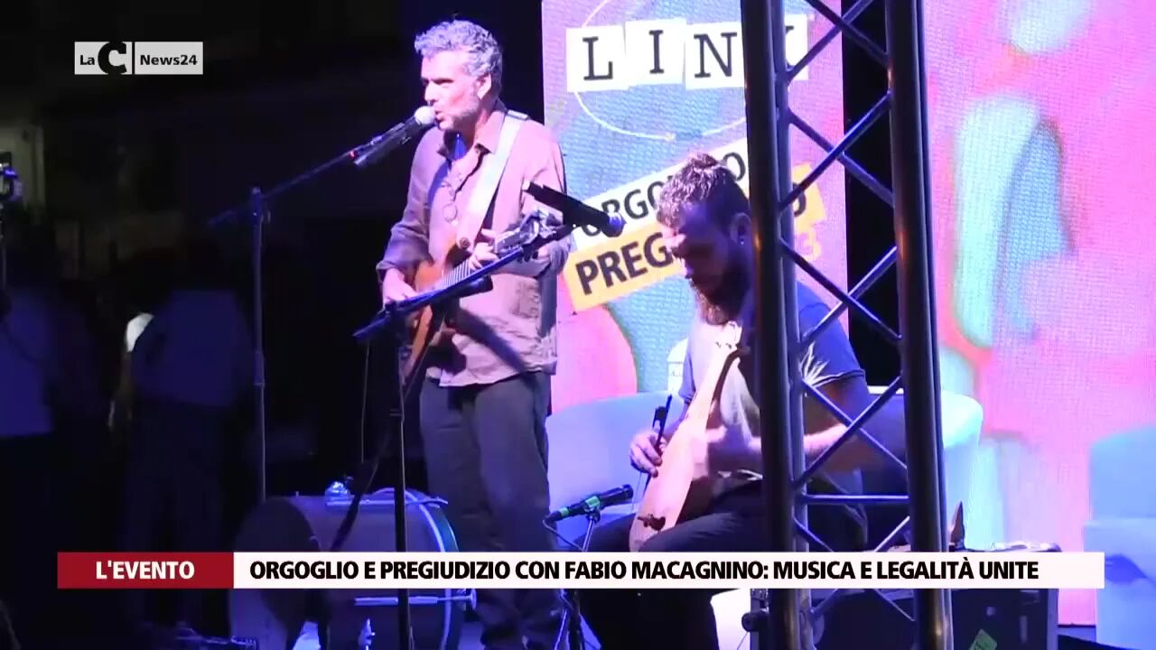 Orgoglio e Pregiudizio con Fabio Macagnino: musica e legalità unite