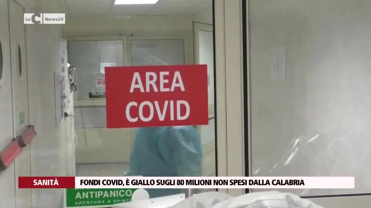 Fondi covid, è giallo sugli 80 milioni non spesi dalla Calabria