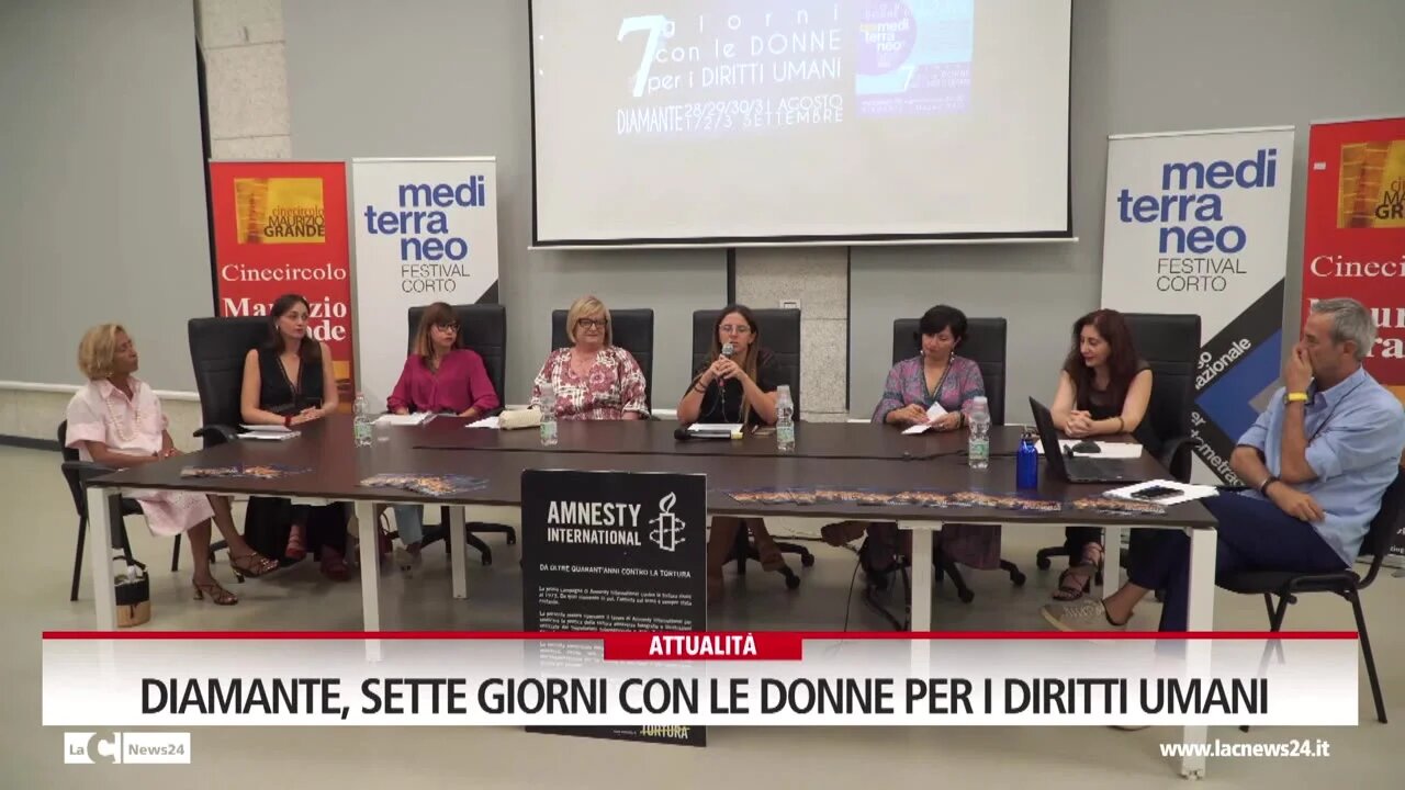 Diamante, al via la rassegna dedicata alle donne e ai diritti umani