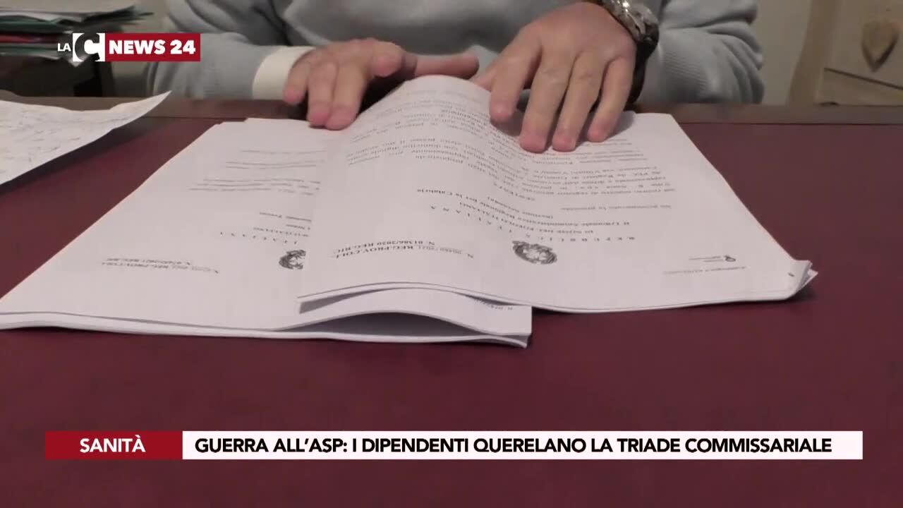 E’ guerra contro l’ASP i dipendenti querelano la triade commissariale