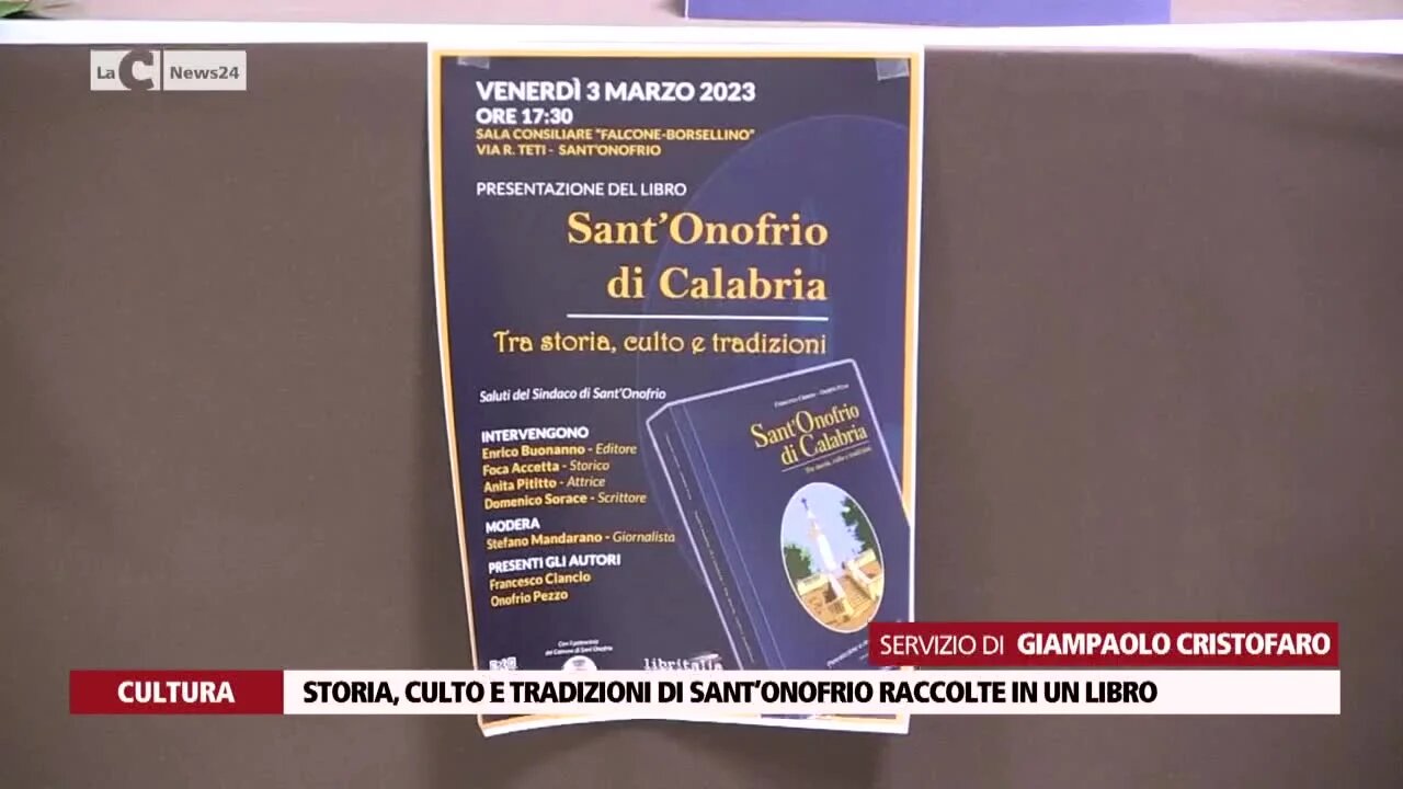 Storia, culto e tradizioni di Sant’Onofrio raccolte in un libro