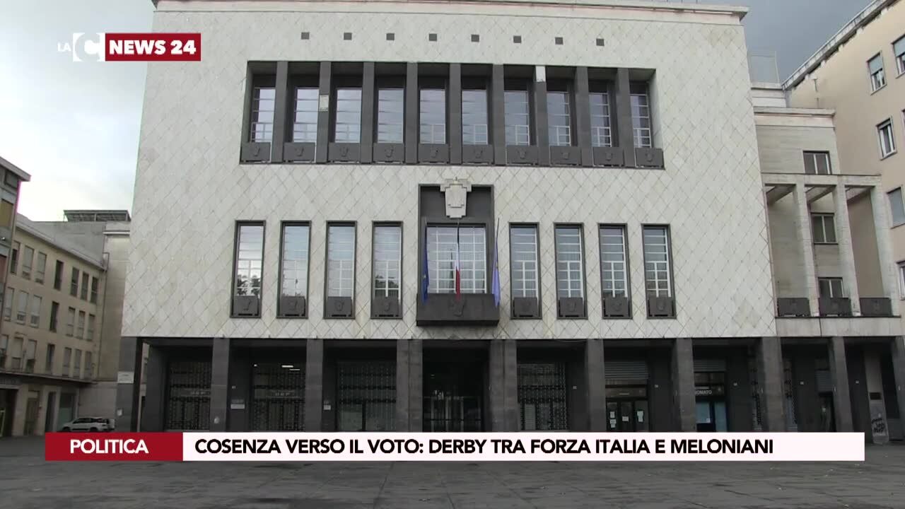 Cosenza verso il voto: derby tra Forza Italia e Meloniani