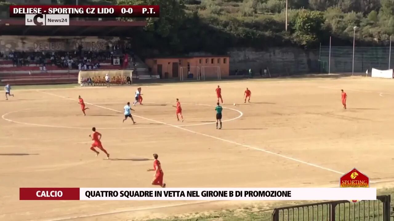 Quattro squadre in vetta nel girone B di Promozione