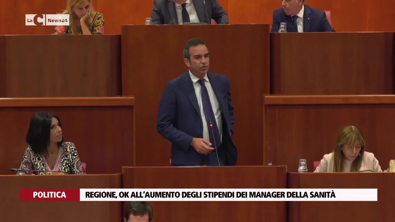 Regione, ok all’aumento degli stipendi dei manager della sanità