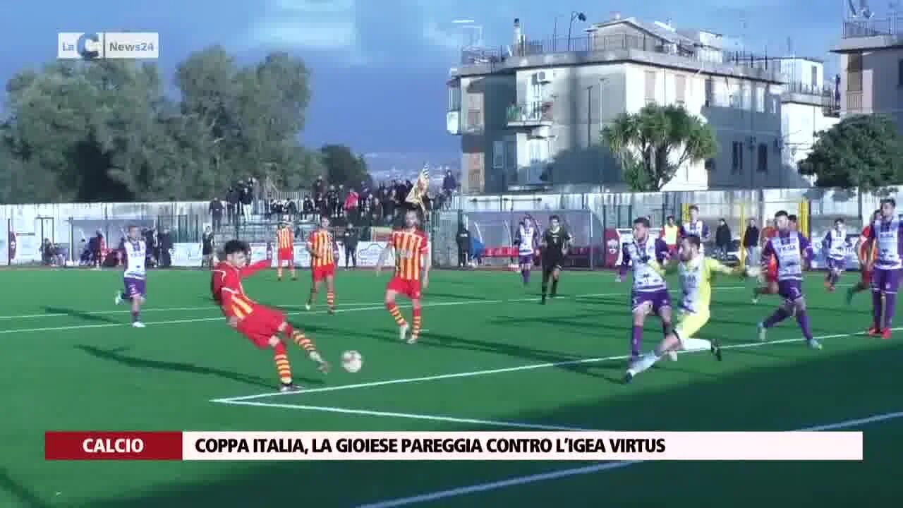 Coppa Italia, la Gioiese pareggia contro l’Igea Virtus