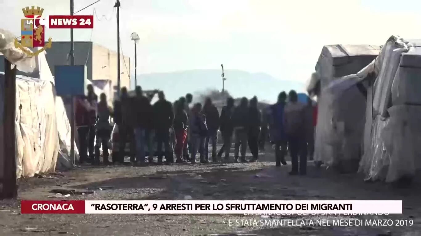 Caporalato, 9 arresti nella Piana di Gioia per sfruttamento di migranti