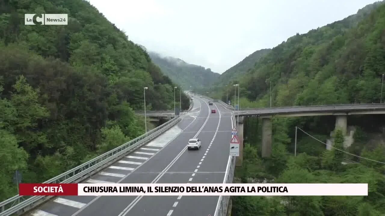 Chiusura Limina, il silenzio dell’Anas agita la politica