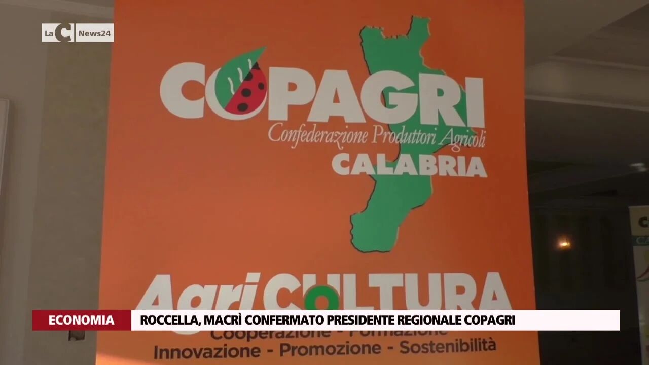 Roccella, Macrì confermato presidente regionale Copagri