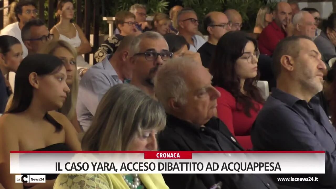 Il caso Yara, acceso dibattito ad Acquappesa