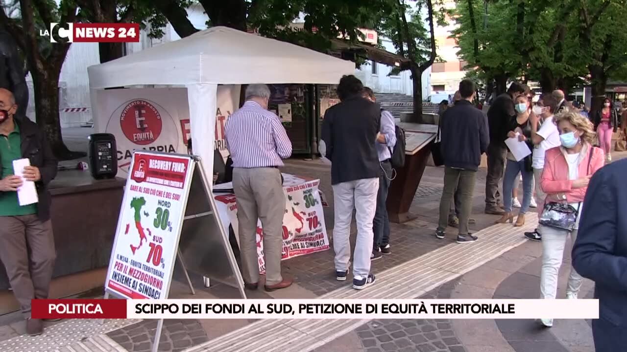 Scippo dei fondi al Sud, petizione di Equità territoriale