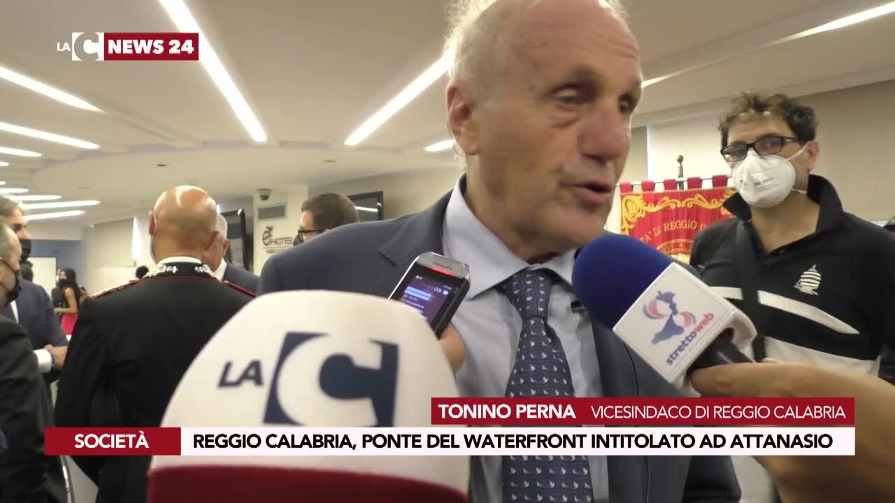 Reggio Calabria, ponte del Waterfront intitolato a Luca Attanasio