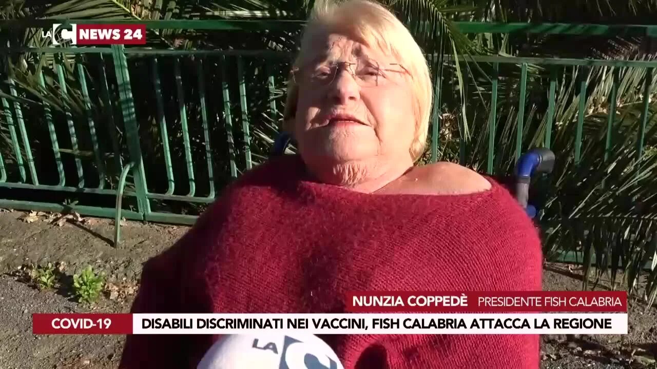 Niente vaccino anti-Covid a disabili, l'associazione Fish Calabria: «Siamo stati dimenticati»