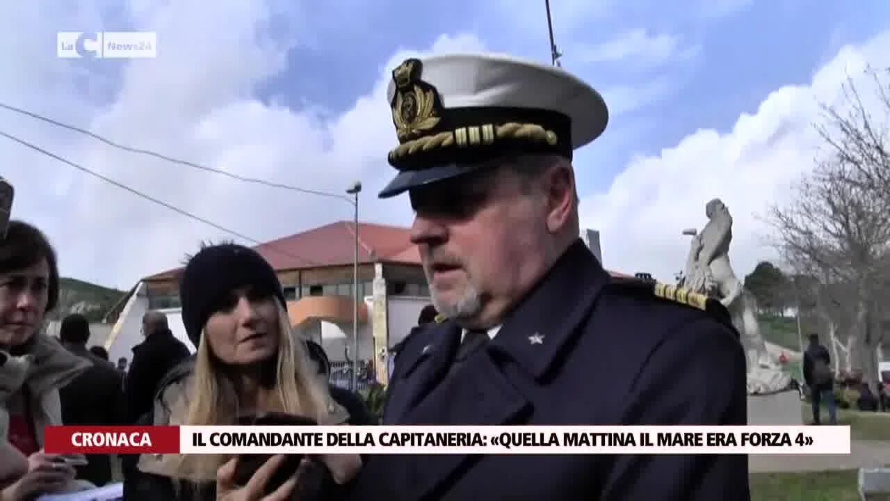Il comandante della capitaneria: «Quella mattina il mare era forza 4»